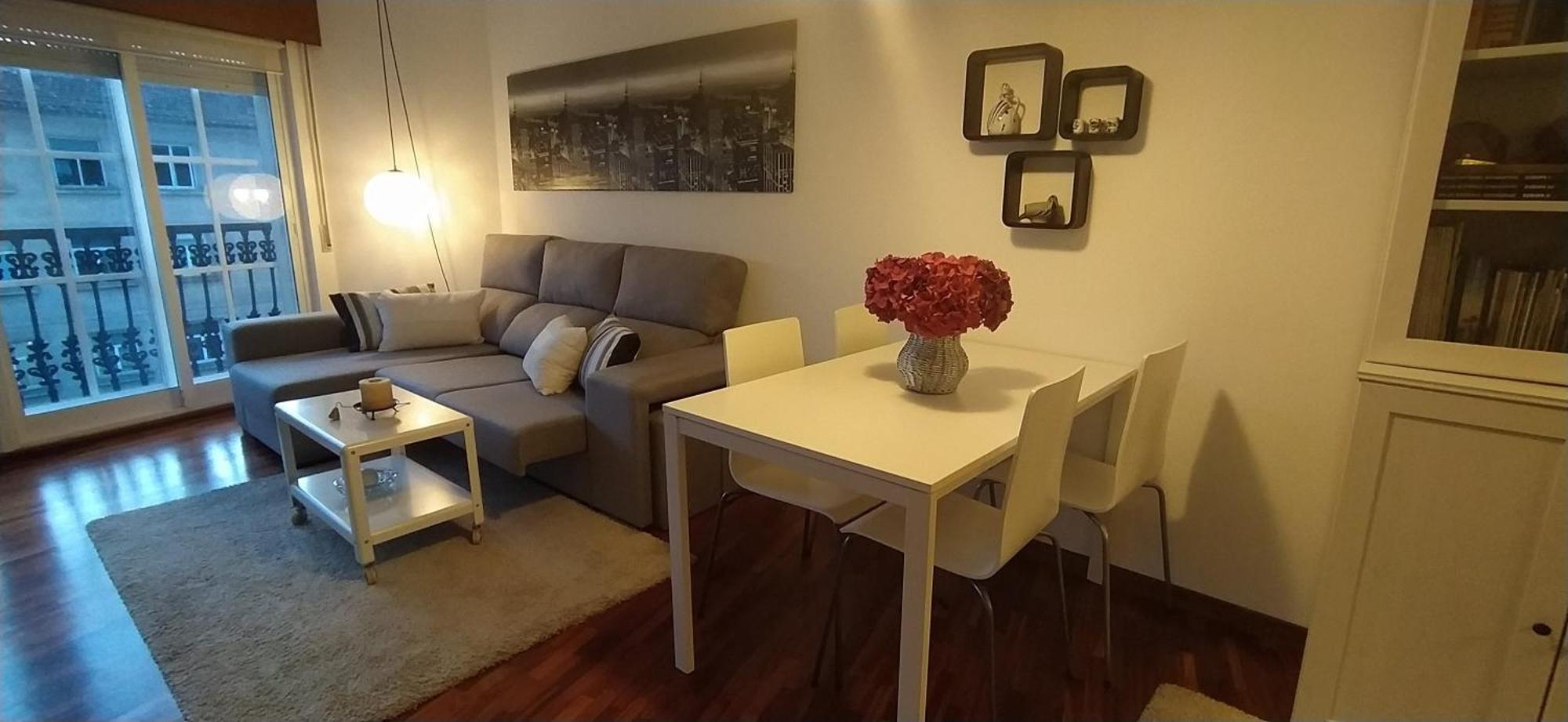 Moderno Y Luminoso 2 Dormitorios Con Todas Las Comodidades En Pontevedra Ciudad Bagian luar foto